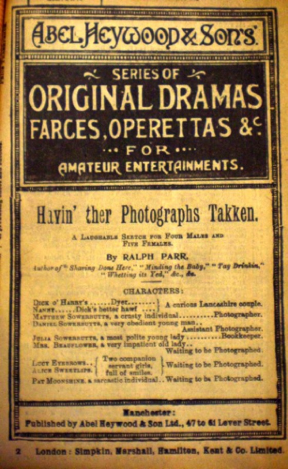Havin' Ther Photographs Takken
(1881)